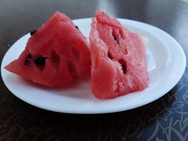 خنافس من البطيخ لفقدان الوزن